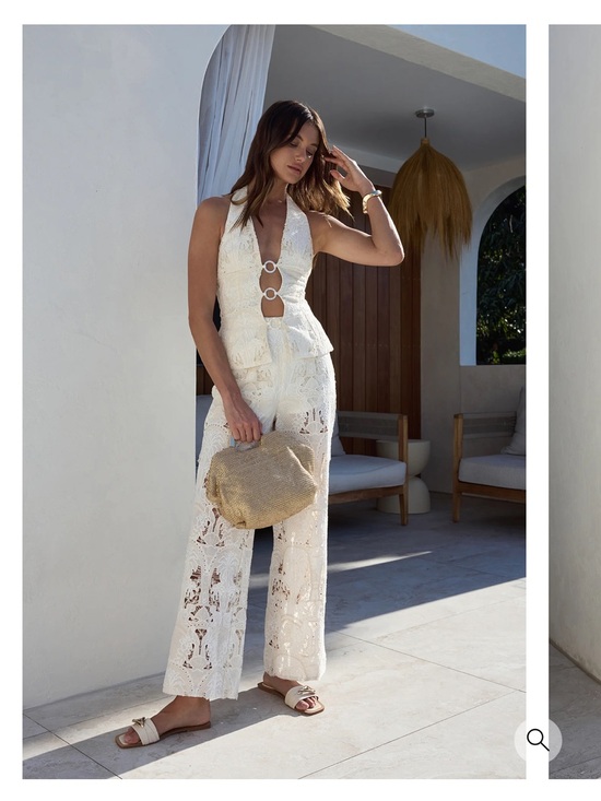 Fortunate One Pants - Fortunate one dream, lace halter set